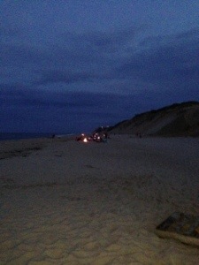 The fires of other sky watchers.