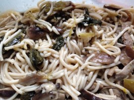 We like lots of noodles in our soup!