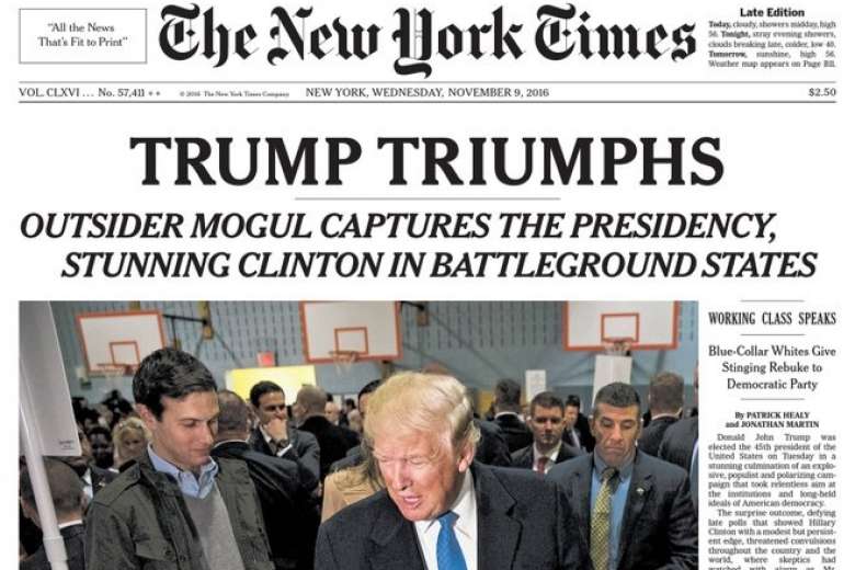 Upon waking to the news of Donald Trump's victory – DelSo