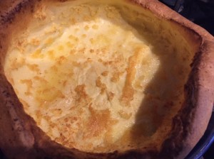 The sides puffed up remarkably.